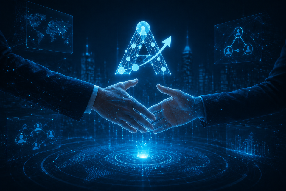 Equipo en entorno de trabajo colaborativo