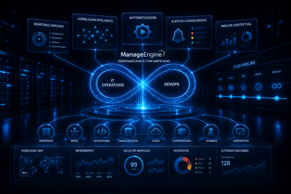 Operaciones de TI alineadas: equipo y visión convergente